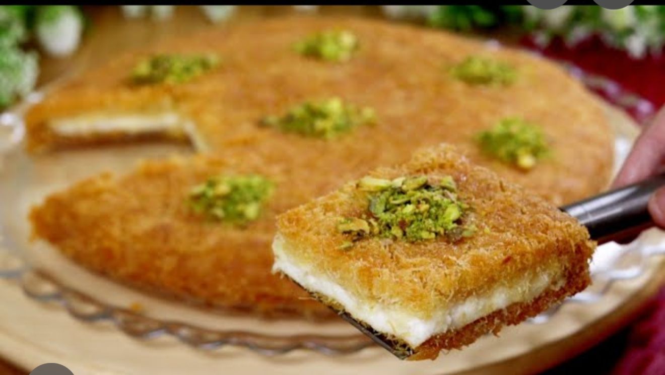 Knafe mit orientalischer Mascarpone