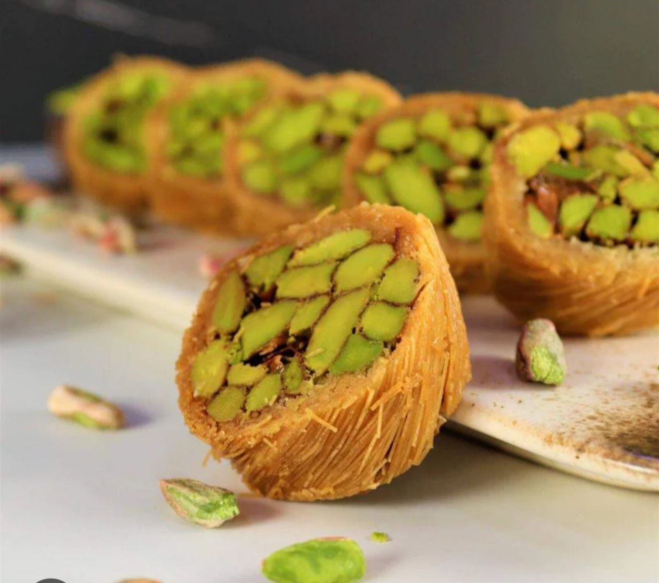 Mabroumeh mit Pistazien